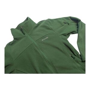 Columbia Fleece Full Zip Jacket Kelly Green Women's